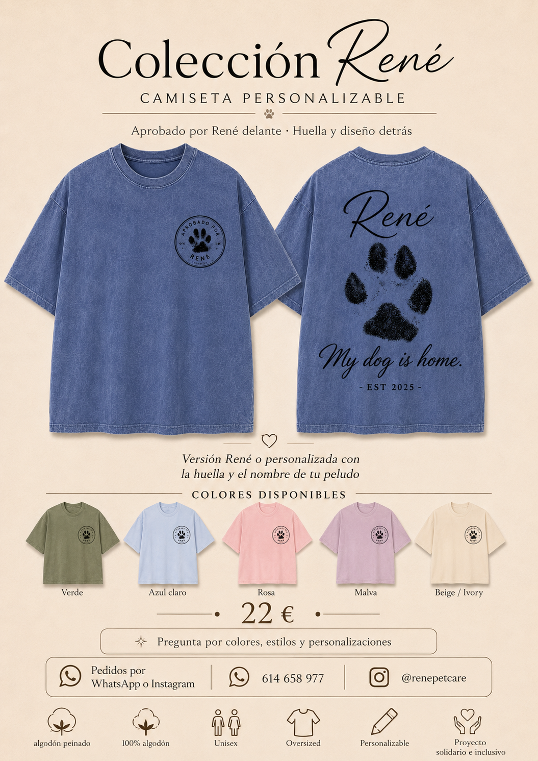 Camiseta Personalizada | Colección René