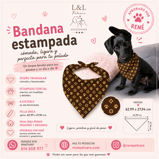 Bandana Estampada para Perros