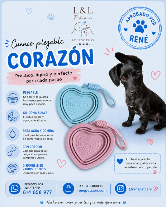 Cuenco Plegable Corazón