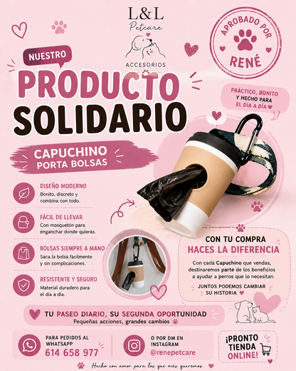 Portabolsas Capuccino para Perros